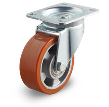 Zwenkwiel polyurethaan 95 shore 200 mm zwaarlast