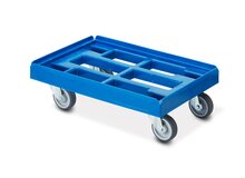 Transportroller 410 mm x 610 mm donker blauw
