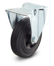 Bokwiel 125 mm rubberBokwiel 125 mm rubber