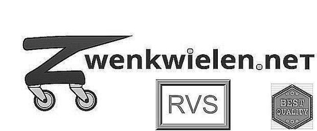 100 mm wiel rvs logo