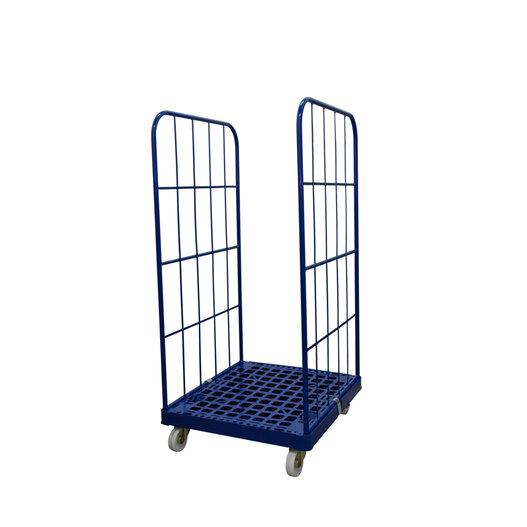 Rolcontainer kunststof bodem 2 heks 165 cm hoog