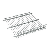 Rolcontainer legbord 60 x 60 cm met opzetrand hoog