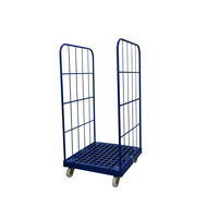 Rolcontainer kunststof bodem 2 heks 165 cm hoog